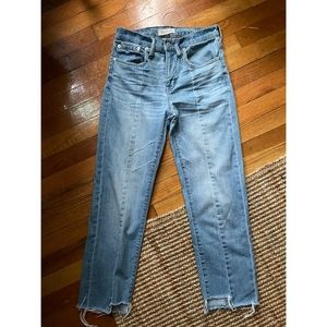 MADEWELL cruiser straight jean reconstructed edition size 25